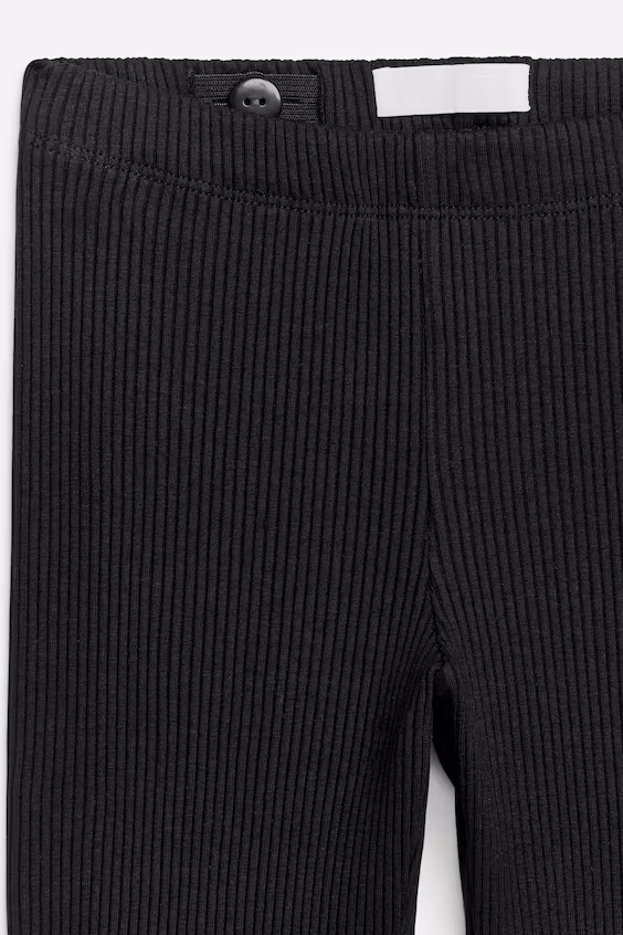 Брюки из рубчикового джерси