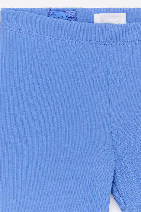 Брюки из рубчикового джерси