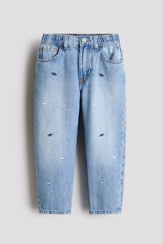 Джинсы свободного кроя широкие