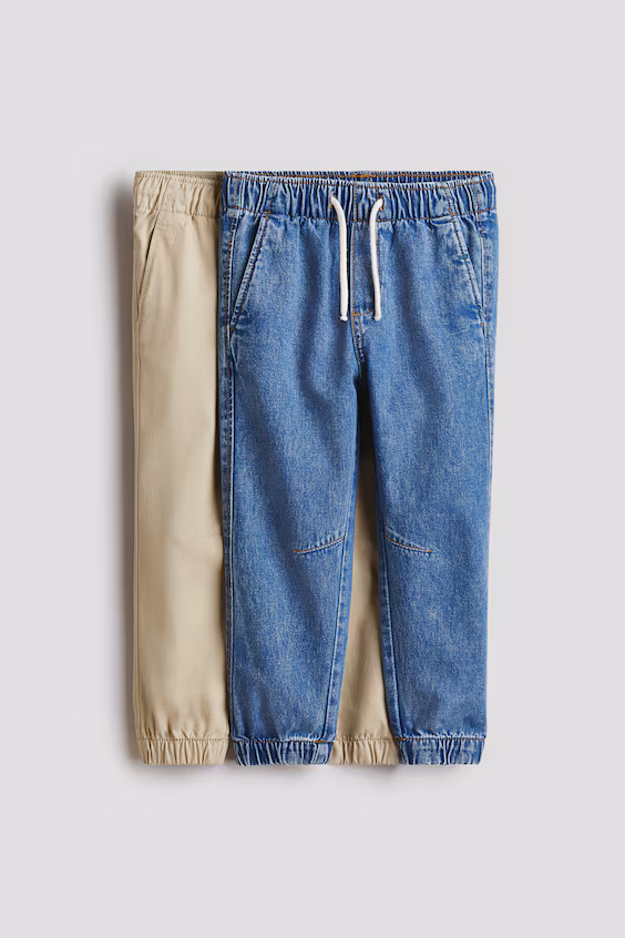 Набор из 2 хлопковых джоггеров