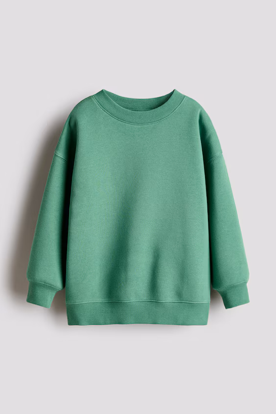 Оверсайз толстовка с флисовой подкладкой