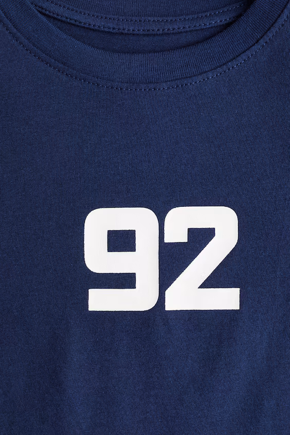 Футболка из хлопка с принтом