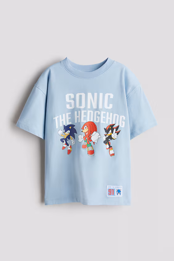 Футболка оверсайз с принтом