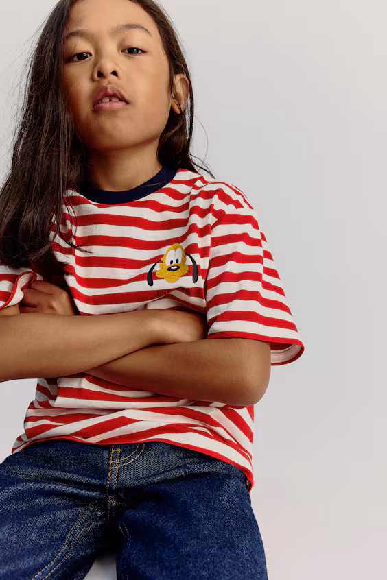 Оверсайз футболка с принтом