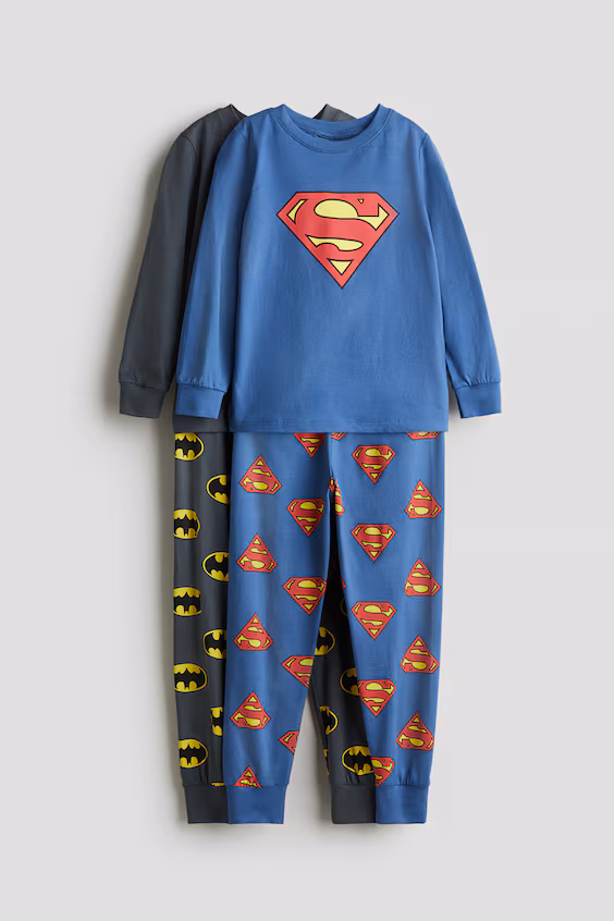 Набор 2 пижам из хлопка в принт