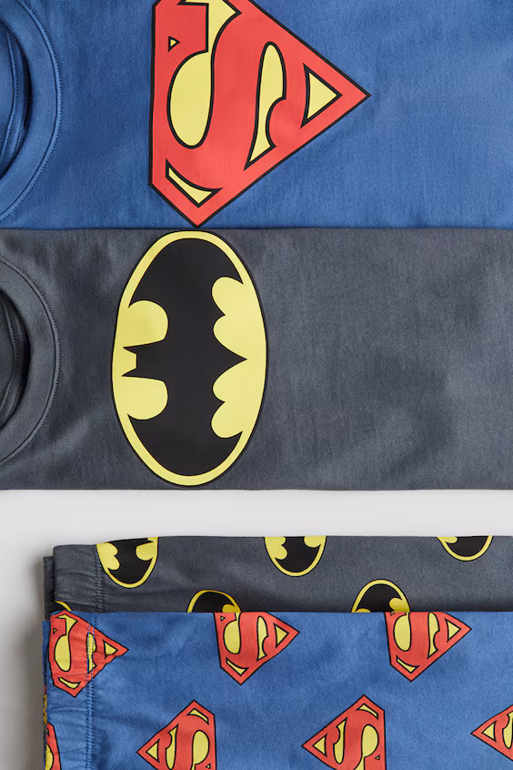 Набор 2 пижам из хлопка в принт