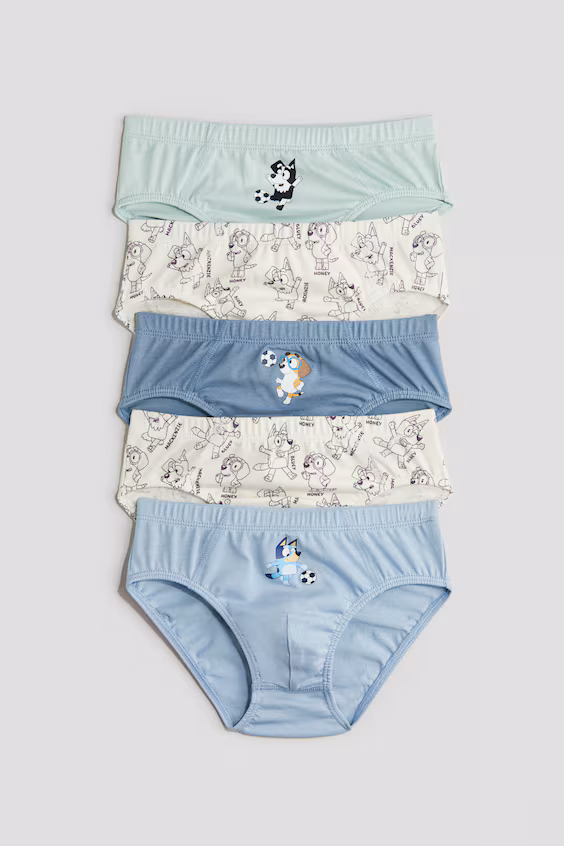 Набор из 5 трусов для мальчиков с принтами