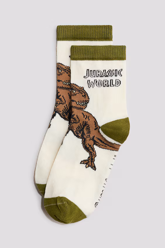 Набор из 5 пар носков с узором