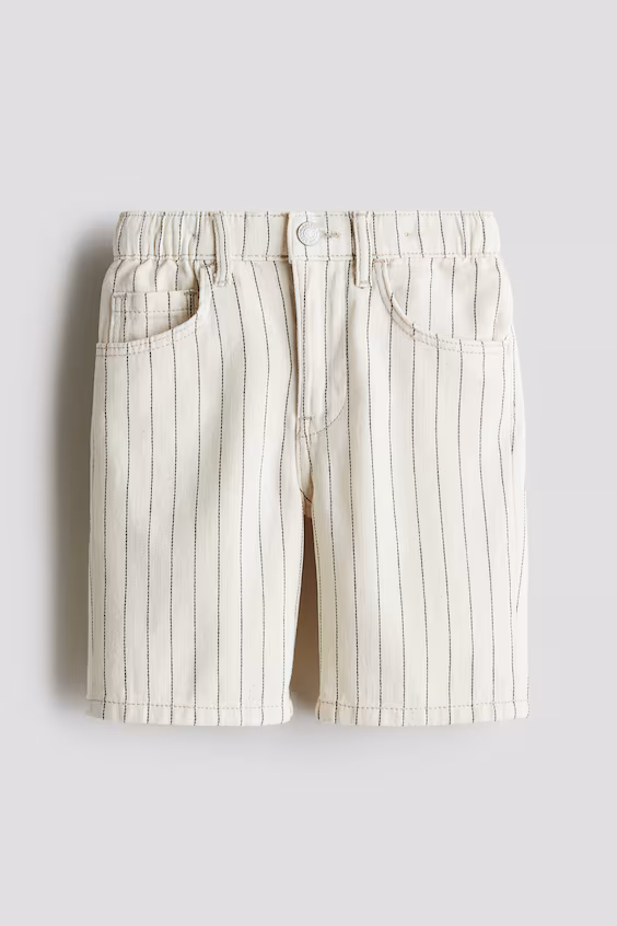 Шорты из джинсы свободного кроя h&m