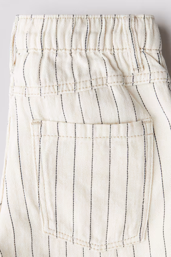 Шорты из джинсы свободного кроя h&m