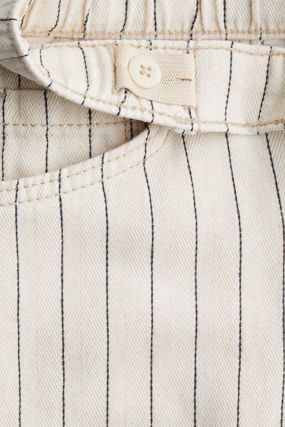 Шорты из джинсы свободного кроя h&m