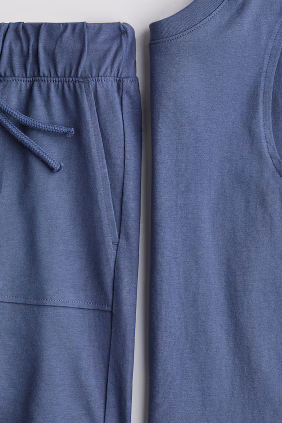 Набор из топа и шорт из хлопка