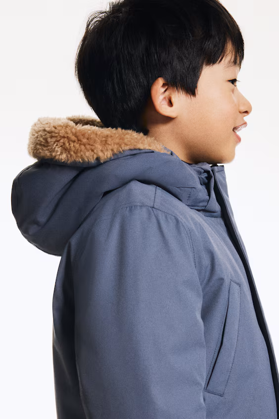 Парка с утеплителем и водоотталкивающая