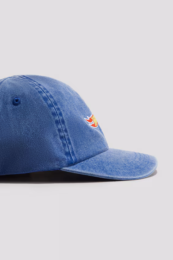 Принтованная кепка из хлопкового холста