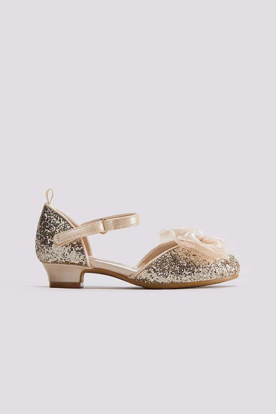 Блестящая обувь с бантом h&m