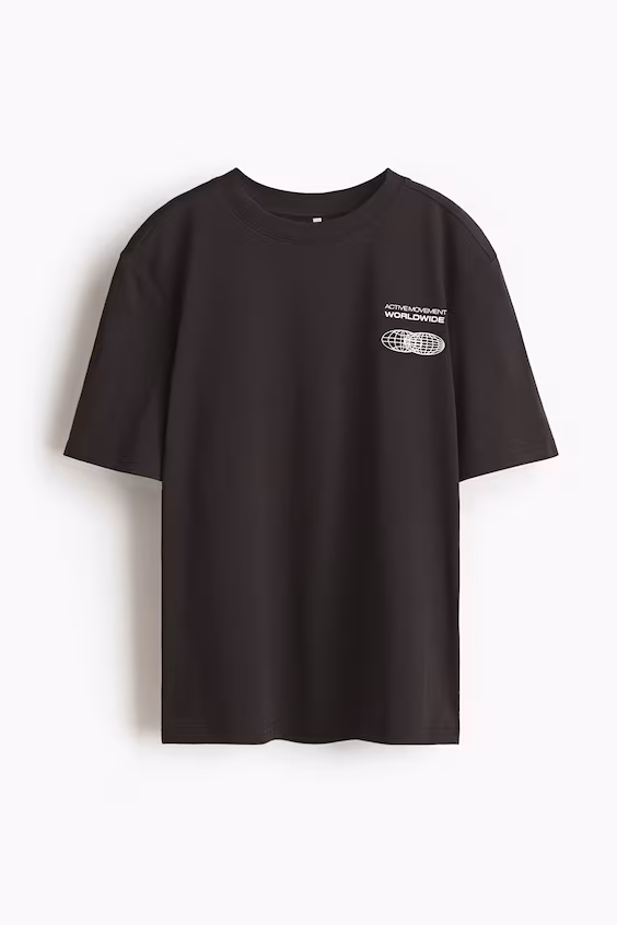 Спортивный свитер с принтом и технологией drymove™