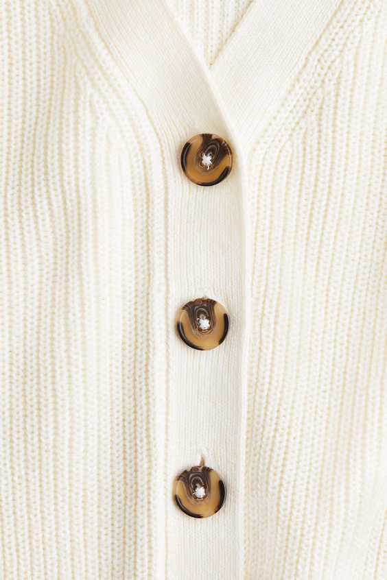 Кардиган в рубчик