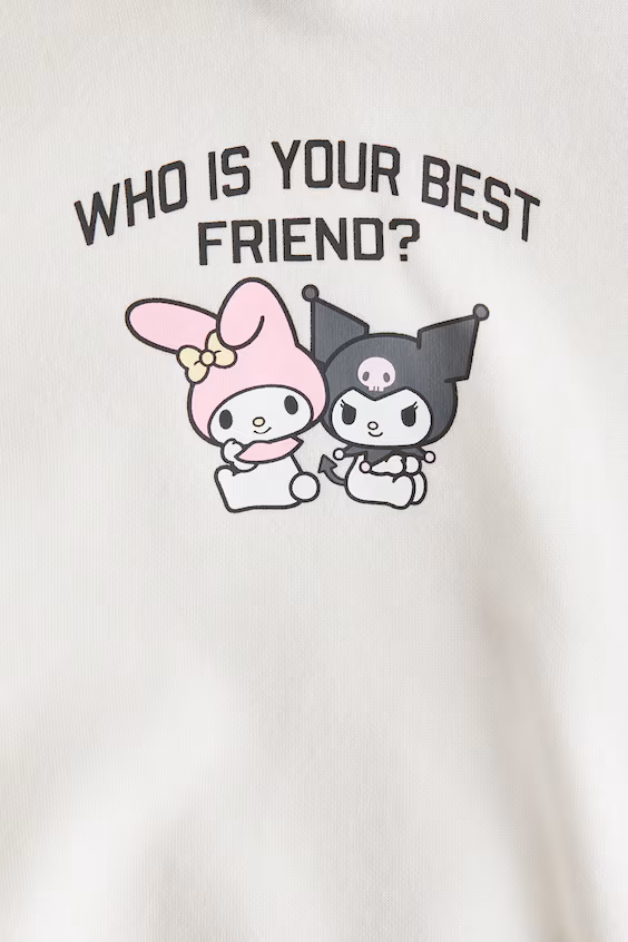 Толстовка с капюшоном с рисунком hello kitty