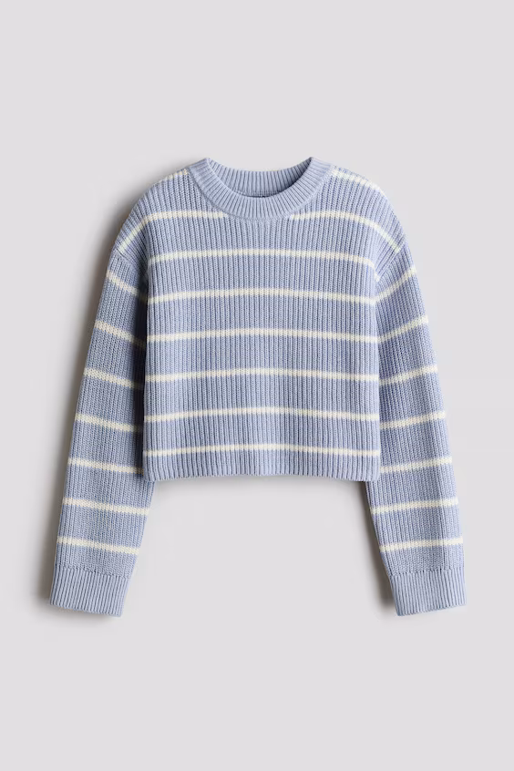 Свитер из хлопкового микса