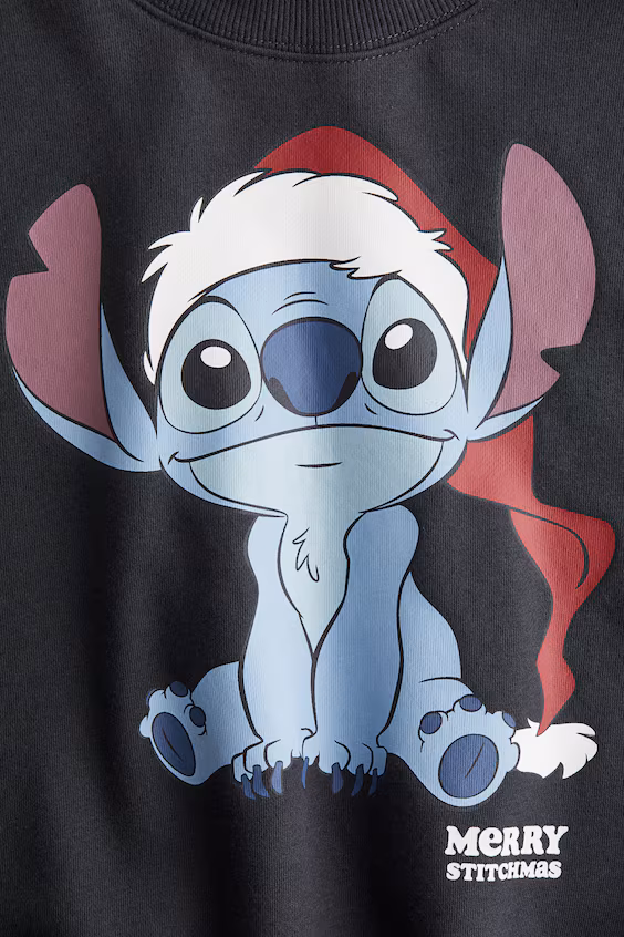 Оверсайз свитшот с принтом