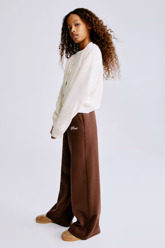 Joggers прямого кроя из мягкого мольтона