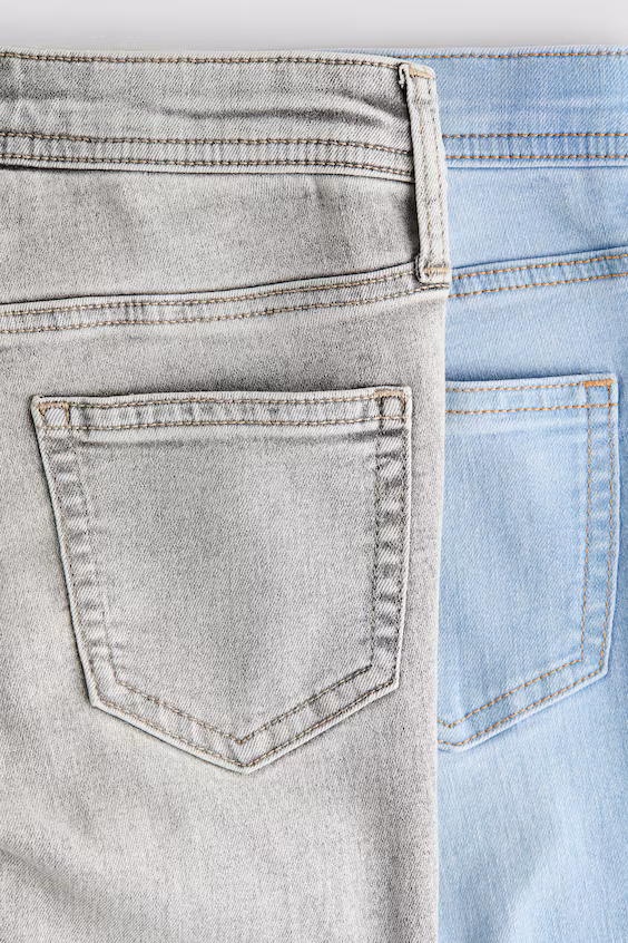 Набор из 2-х джинсов с расклешенными штанинами