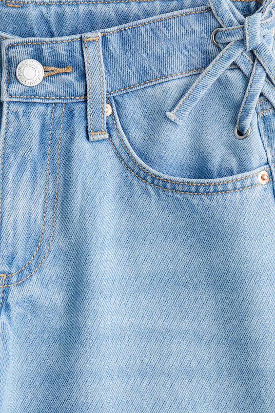 Джинсы широкие брюки