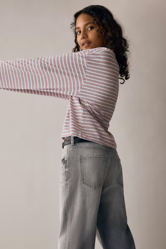 Джинсы baggy fit bootcut leg