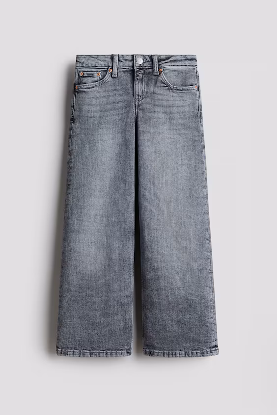 Джинсы wide leg low