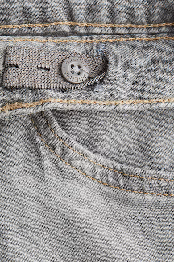 Джинсы с широкими штанинами