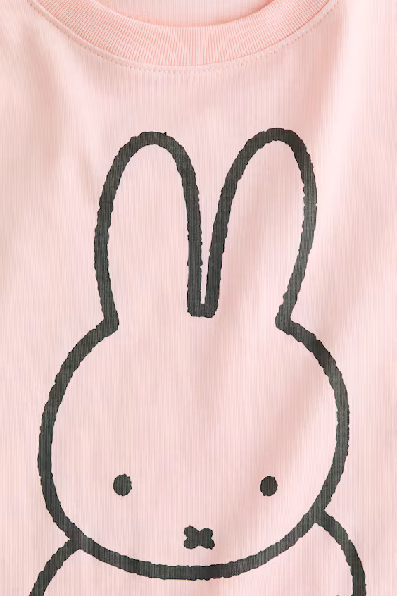 Футболка с принтом из хлопка