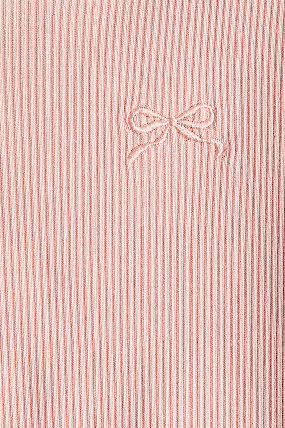 Водолазка в рубчик с рюшами на рукавах h&m