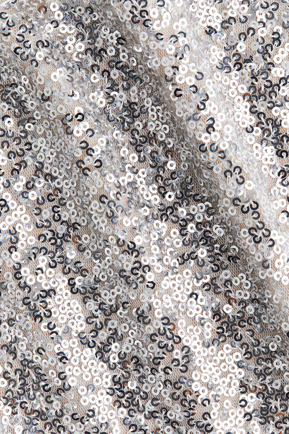 Топ баска с пайетками h&m