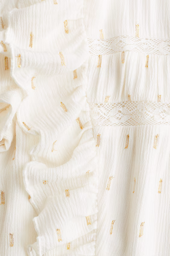 Блузка с оборками h&m