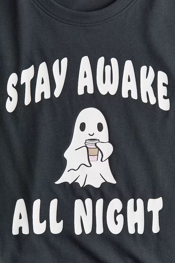 Оверсайз футболка из хлопка h&m