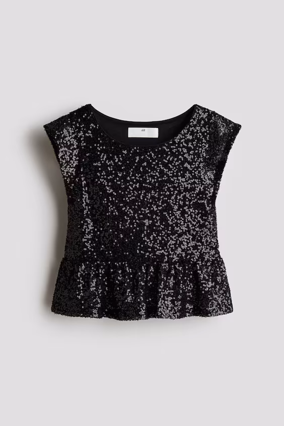 Баска с пайетками