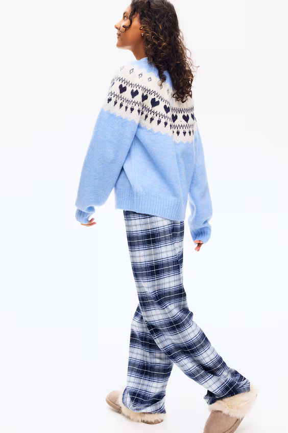 Брюки пижамные из хлопка