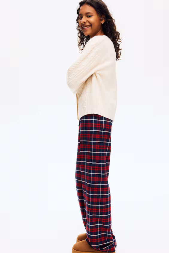 Хлопковые пижамные брюки