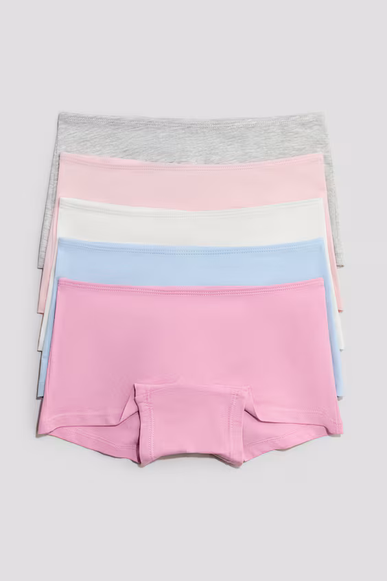 Набор из 5 боксерских трусов для женщин