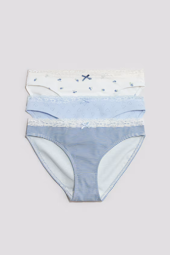 Набор из 3 трусиков из хлопка