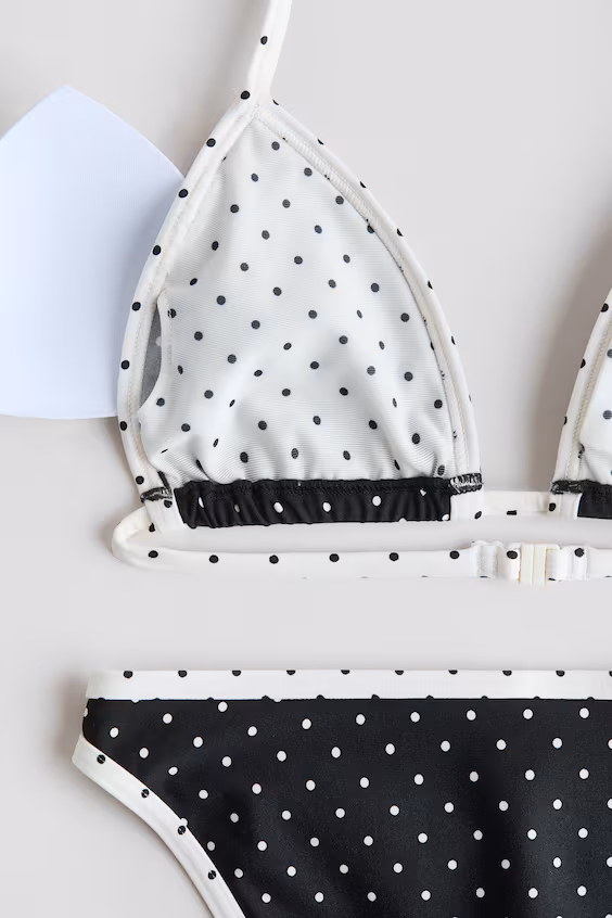 Треугольный бикини в принт