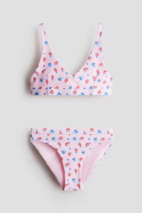 Бикини с лодочковым вырезом