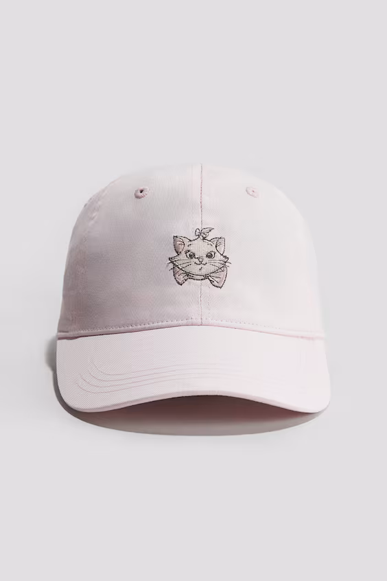 Бейсболка из хлопкового холста с узором