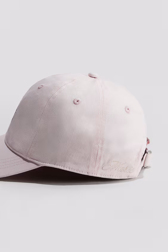 Бейсболка из хлопкового холста с узором