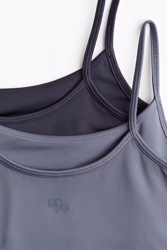 Набор из 2 спортивных топов с бюстгальтером с технологией drymove™