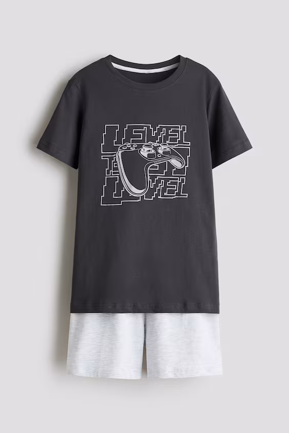 Пижама из хлопкового джерси