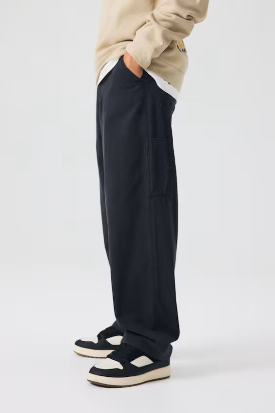 Карго брюки свободного кроя