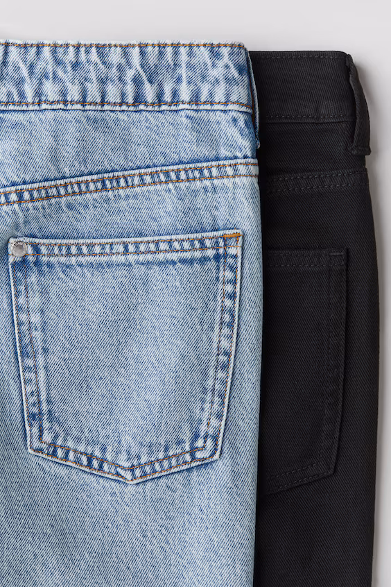 2-пары джинс свободного кроя