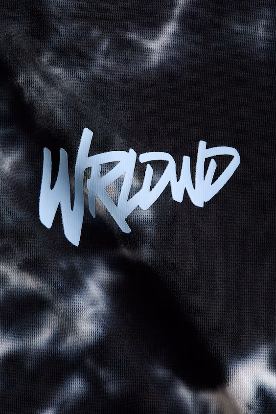 Футболка с принтом h&m