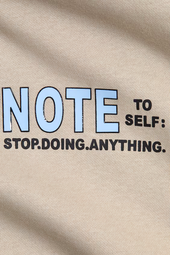 Толстовка с капюшоном и принтом